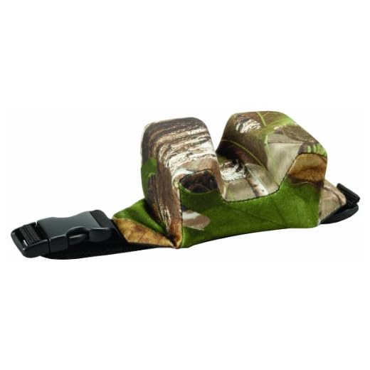 HUNTERS SPECIALTIES Strut Shooting Stabilizing Foam Camo Knee Gun Rest with Adjustable Quick-Release Leg Strap for Turkey Hunting