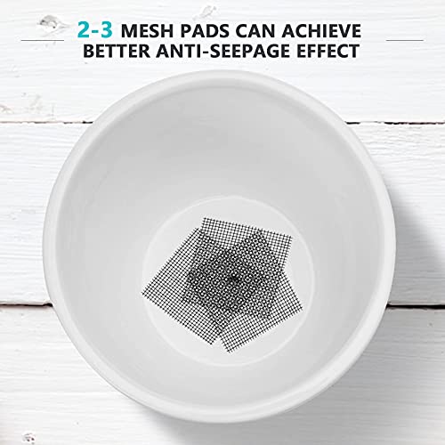 400 Pcs Pot Hole Mesh Pad, 2 Inch Square Planter Flower Pots Hole, Polyamide Drainage Mesh Hole Screens, Mesh Pads For Pots, Drainage Netting Pot Bottom Grid Mat, Keep Soil From Flowing Away (Black) #TOP4