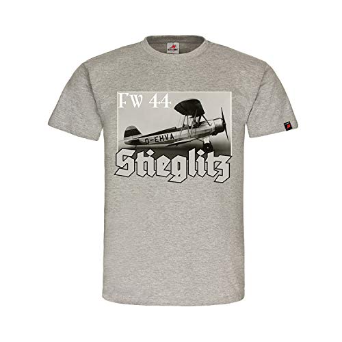 T-shirt motif avion style ancien gris idéal pour vos sorties décontractées