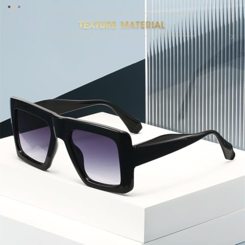Lunettes de soleil dégradé léopard au design rétro et géométrique