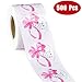 WRAPAHOLIC 2 Inch 500 Total Lables - Pink Bow Stickers - Watercolor Bow Gift Stickers, Thank You for Celebrating with Us Sticker, Shipping Sticker for Baby Shower, Birthday Party and Craft
