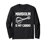 Mandolin is my cardio funny mandolin player Langarmshirt