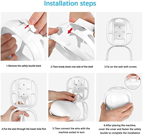 Wall Mount for Google Nest WiFi Pro 6E, Ceiling Mount for Google Nest Pro 6E Home WiFi System 1 Pack(Router not Included) 6 41vYVF7j+1L. AC