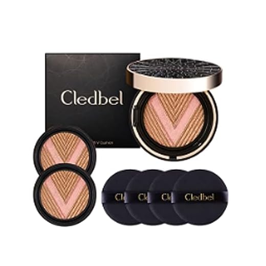 Cledbel Miracle Power Super Cover Cushion SPF50+/PA+++ 13g+Refill 2ct + Puff 4ct (No 21)