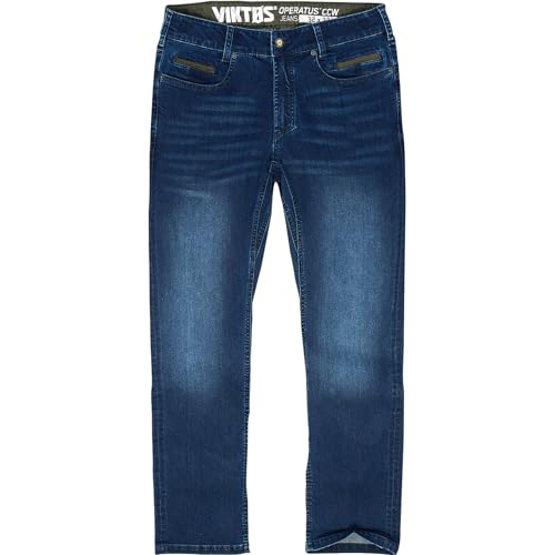 VIKTOS Men's Operatus CCW Durable Casual EDC Concealed Carry Tactical Stretch Denim Jeans with Multiple Pockets & Belt Loops