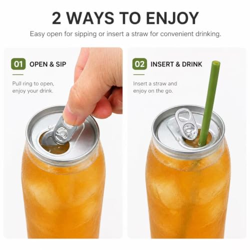 Image of 22OZ(650ml) Disposable Juice Bottles 100 Pack - Plastic Sealable Can Cups with Lids for Boba, Smoothie, Drinking, Clear Beverage Container with Easy Open Lids