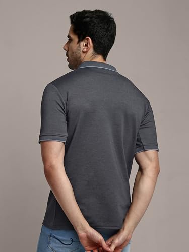 Image of GRECIILOOKS T-Shirt | Regular Fit Polo T-Shirt for Men | Plain T Shirt | Casual T Shirt for Men | Men's T Shirt | Stylish Men's T Shirts | Half Sleeve T Shirt