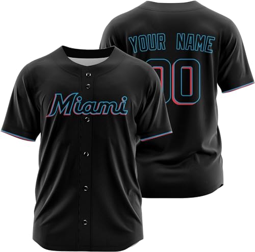 Camisetas personalizadas de béisbol para hombre, mujer y juventud con nombre y número impresos miniatura 3