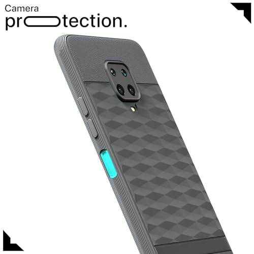 Image of Outlouders Back Cover for Redmi Note 10 Lite /Redmi Note 9 Pro /Note 9 Pro Max | TPU Soft Flexible Shockproof | Full Camera Protection Back Case (Grey)