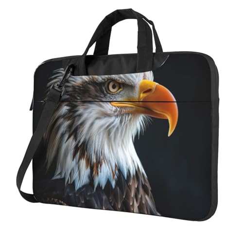 Sacoche ordinateur portable motif aigle housse bandoulière