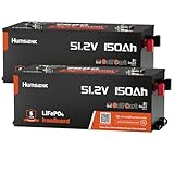 HumsiENK 48V 150AH Automotive Replacement Battery, 2 Pack