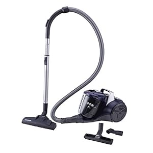 Hoover BREEZE BR71 BR20011 Stofzuiger zonder zak, cycloontechnologie, EPA-filter, parketborstel, vloeren en tapijten, vermogen 700 W, 2 liter, blauw