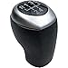 VIZCO Pomo de la palanca de cambios del coche para Hyundai Accent,Perilla de Cambio Palanca de Manija manual repuesto Accesorios,Matte -5 Speed