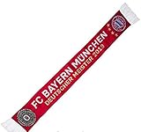 Größe: 140 x 17 cm FC Bayern München Schal Deutscher Meister 2019 Sticker München Forever, Schal/Scarf/rassis/viciado FCB