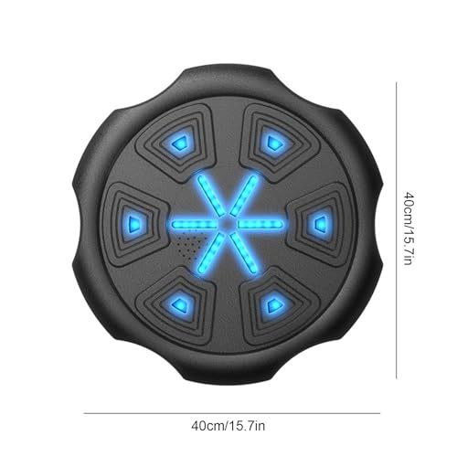 Machine de boxe murale avec éclairage LED et cible numérique d'entraînement