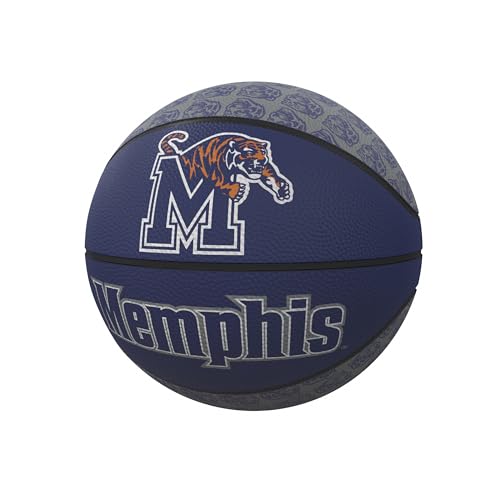 Memphis Tigers Repeating Logo Mini-Size Rubber Basketball