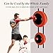 YCJYZLF Boxing Machine Wall Mounted, Boxing Target Workout Punching Equipment for Home, Wall Boxing Punching Pad, Wall Punching Pad for Boxing Workout Machine, Boxing Machine for Adults,Kids (Orange)