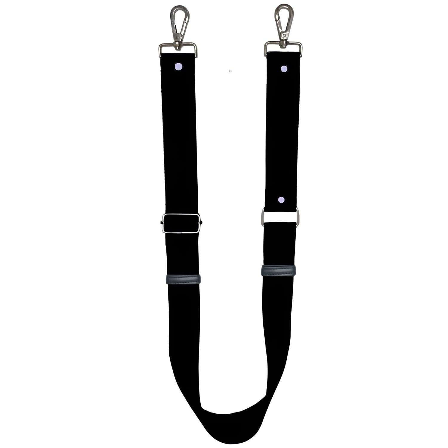 Replacement Adjustable Shoulder Strap Nylon with Swivel Hook for Laptop Bags, Hand Bags and Small Size Bags (Width - 3.8 cm Or 1.5” Inch) - Black-picture-51