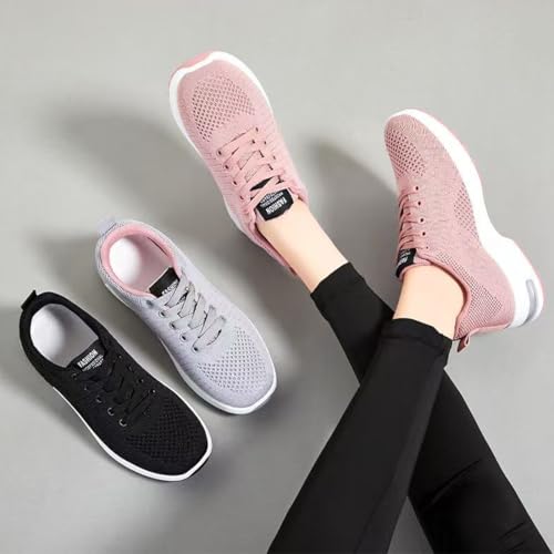 Women's Casual Sneakers Bowling Shoes Women Orthopedic Walking Shoes Slide Soft Sole Breathable Lightweight Mesh Athletic Slip on Sneakers4