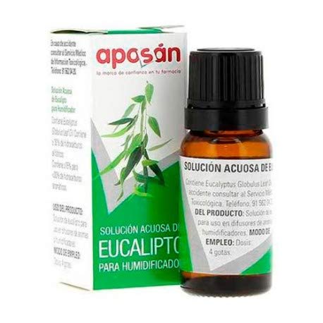 Aposan Eucalyptus wateroplossing voor luchtbevochtiger, 10 ml