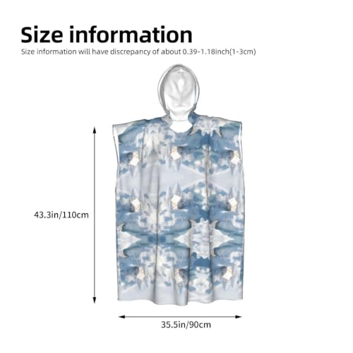 Peignoir à langer en microfibre serviette de bain légère été - 4