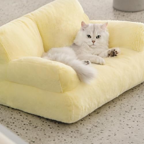 Lit pour chiot en peluche haut de gamme avec isolation thermique