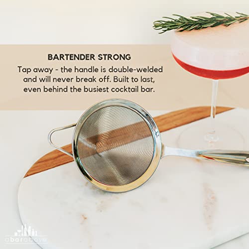 image for A Bar Above Professional Bartender Fine Mesh Sieve Strainer - Rust Pro
