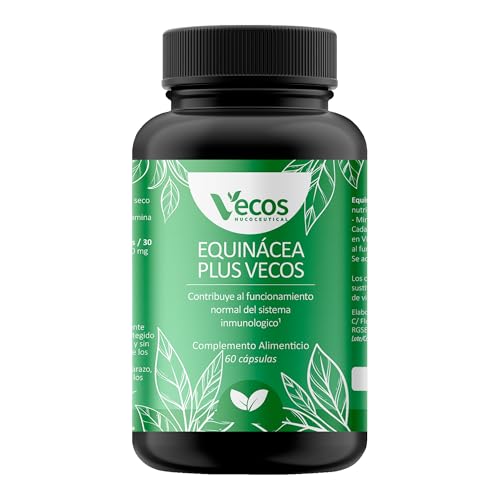 Vitaminas para Reforzar el Sistema Inmunológico | Equinacea Plus | Ayuda a la Protección del Sistema Respiratorio | Propiedades Antioxidantes