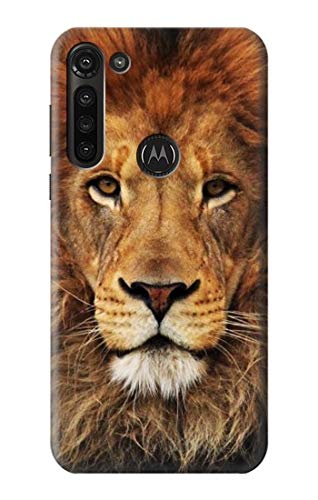 Etui Motorola Moto G8 Power Lion King protection intégrale anti-rayures antichoc