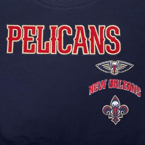 Image of Pro Standard Big Girls NBA Retro Classics Fleece Crewneck Sweatshirt