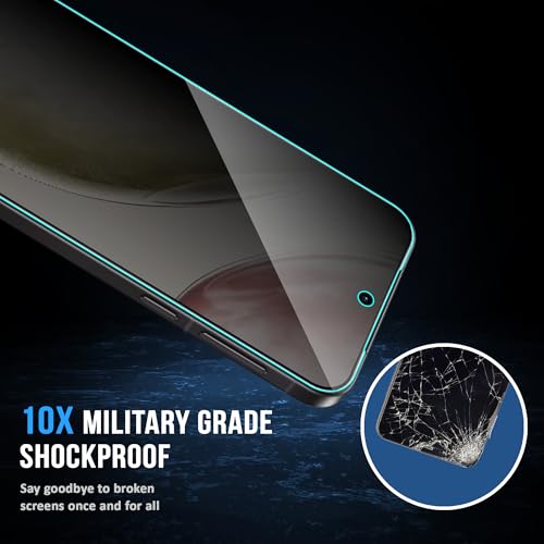 Image of ArmourPro Anti-Spy Privacy Tempered Glass for Vivo X300 / Vivo X200 FE - Anti Peeping Screen Protector, Edge to Edge Full Coverage, 9H Hardness, Easy Installation Kit | Pack of 2