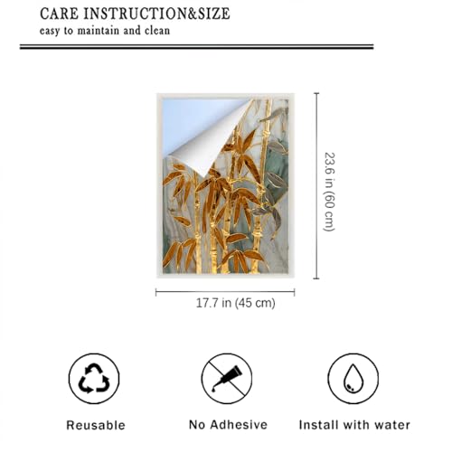 Vinilo decorativo adhesivo para ventana 17.7x23.6 pulgadas miniatura 2