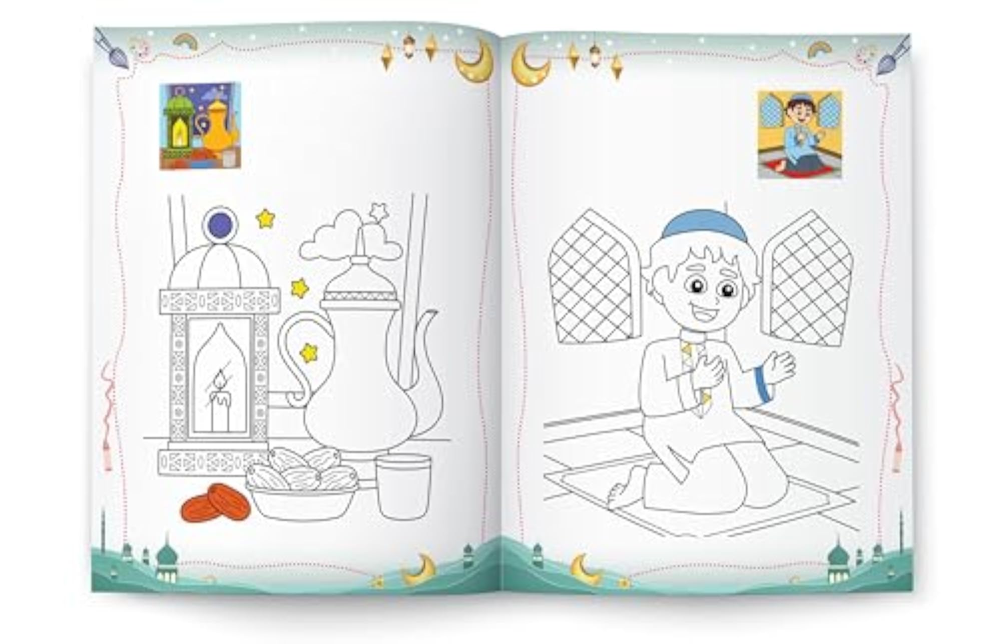 Eid - Colouring Book for Kids