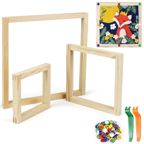 Barras de madera de punto de cruz ideales para bordar cómodamente tus lienzos en casa