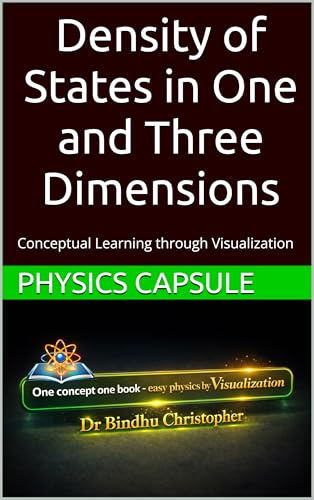 Density of States in One and Three Dimensions: One Concept • One Book Conceptual Learning through Visualization (Crystal vibration 5)