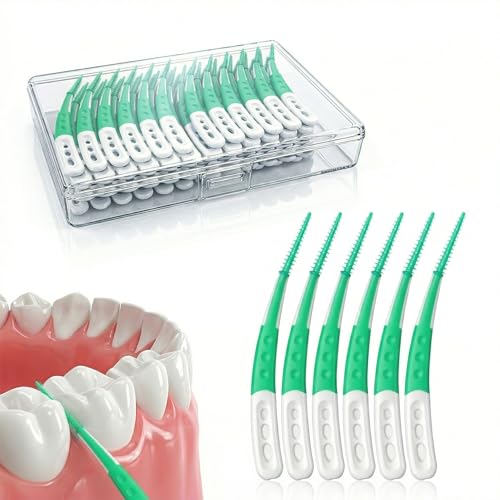 50% Off ACSKD Dental Picks – 96 Count Disposable Flossers - Image 2