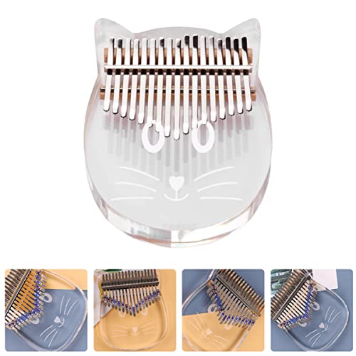 BIENKA 17 Touches Kalimba Kalimba Pouce Piano Kalimba Doigt Piano Mbira Pouce Piano Pouce Piano Transparent Piano - Les Beatles, Paul McCartney, John Lennon, RIngo Starr, George Harrison BIENKA 17 Touches Kalimba Kalimba Pouce Piano Kalimba Doigt Piano Mbira Pouce Piano Pouce Piano Transparent Piano – Image 4