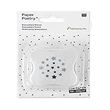 Einfach zu drückender Griff Rico Design GmbH & Co.KG Überall Punch, Stars, Metall, beige, 6 x 6 x 4 cm