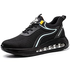 Scarpe Da Lavoro Bsbridge45 Taglia 45 - Nero/Grigio/Giallo, Antinfortunistiche EN20347 - Foto 4