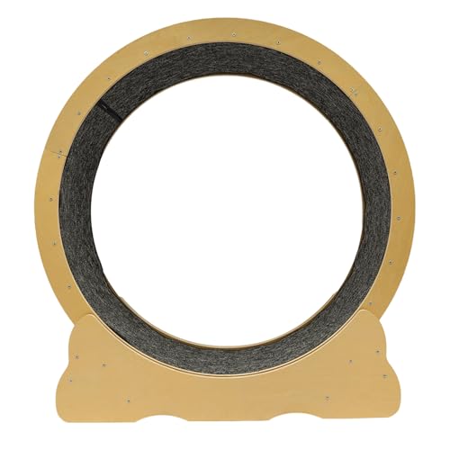 Keyzone Wheel, Exercise Wheel For Indoor Cats, Running Wheel with Carpeted Runway, Treadmill for Kitty’s Longer Life, 39.3" H Natural Wood Color(M) Keyzone Wheel, Exercise Wheel For Indoor Cats, Running Wheel with Carpeted Runway, Treadmill for Kitty’s Longer Life, 39.3" H Natural Wood Color(M)