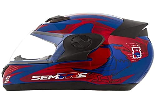 Capacete Evolution Clubes - Parana Tam. 60 Azul/Vermelho