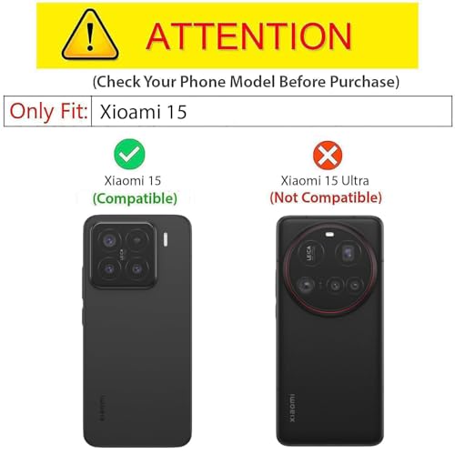 Image of Kapa Wave Magnetic Frosted Grip Back Cover for Xiaomi 15 | [MagSafe Compatible] Wireless Charging, Slim, Metal Buttons Matte Finish Back Case (Grey)