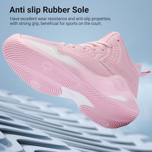 Image of Beita Basketball Shoes for Women High Upper Volleyball Shoes Fashion Sneakers Breathable Sports Shoes Anti Slip