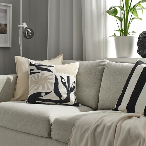 Housse de coussin ProTuning DRABOR noir et beige salon chaleureux