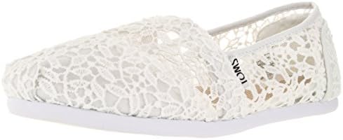 Toms Lace Leaves Classic Slip-On Shoes Style 10008033