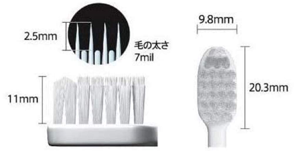 Amazon | ルシェロ ルシェロ 歯ブラシ ピセラ P-20S/P-20M 5本入りお口