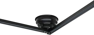 ダクトレール ライティングレール 1.5m 折り畳み ライティングバー シーリング 配線 オシャレ 照明 簡易天井 スライド 引っ掛け シーリング 天井照明 照明器具 (黒)