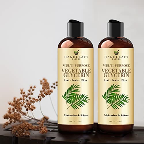 Handcraft Blends Vegetable Glycerin/Glycerine - for DIY Blends 8 Fl Oz - 100% Pure and Natural - Premium Grade Oil for Skin and Hair - Hair and Body - Massage - Thumbnail 6