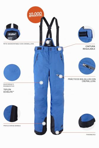 Pantalones de esquí para niños Killtec con peto desmontable y refuerzo inferior 5