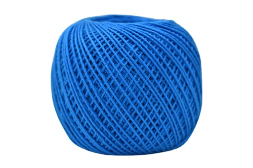 Image of Anchor Mercerised Premium Knitting Crochet Cotton Thread Yarn Balls for Knitting, Weaving, Embroidery and Craft Making Fast Color (Pack of 2 Rolls) (Shade no. 410)